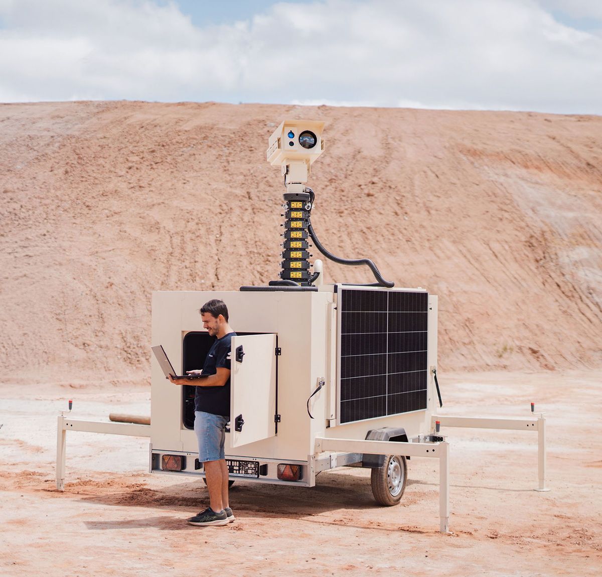 Corvo AI Tower camera payload detail