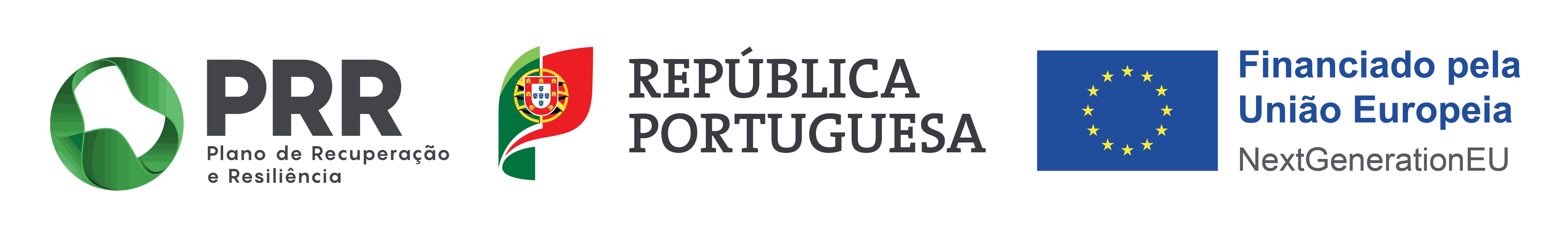 Financiado pela União Europeia — Next Generation EU · Recuperar Portugal · República Portuguesa