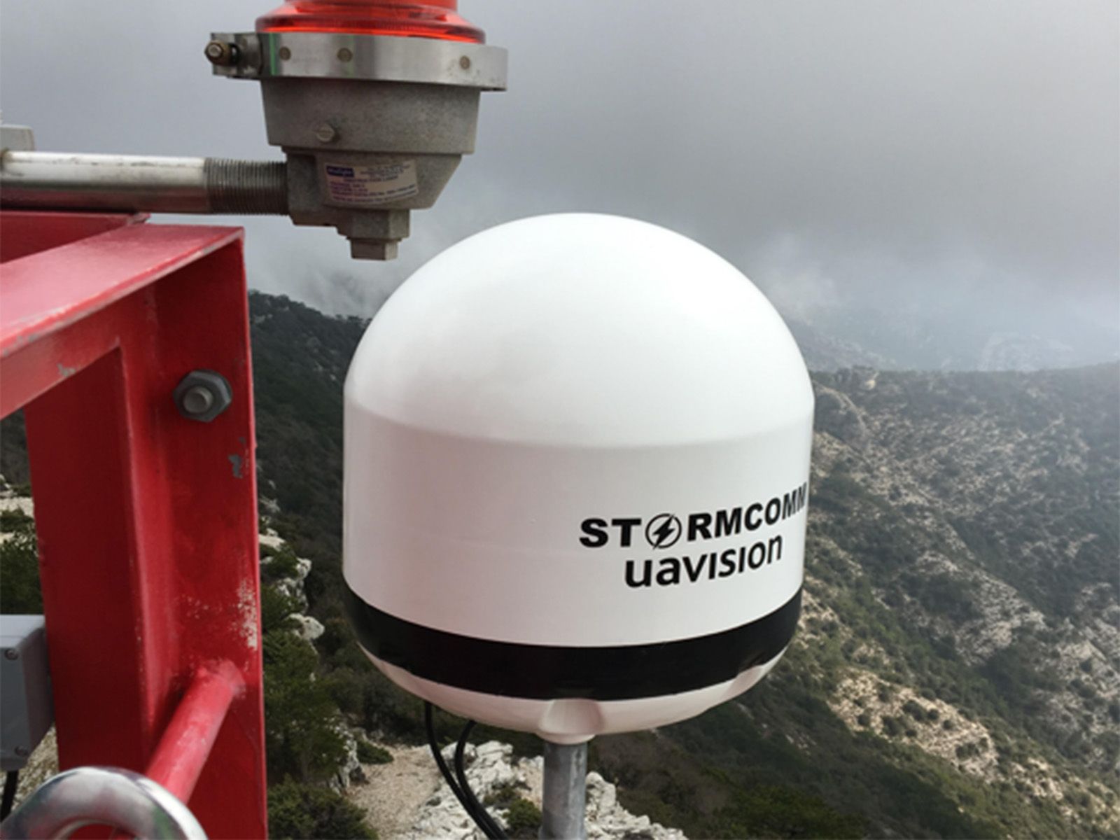 StormCOMM Detailansicht des Verfolgungsservos