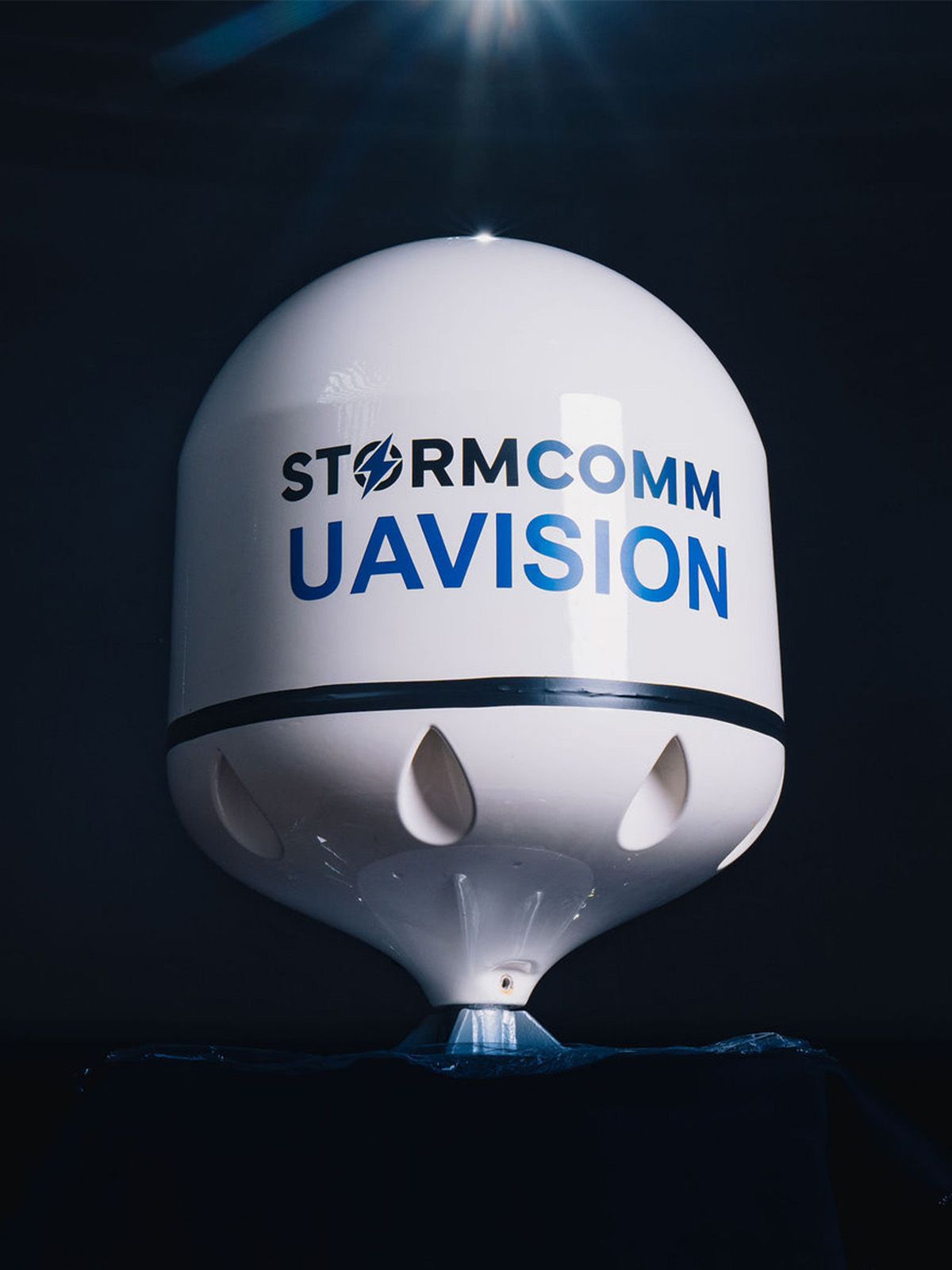StormCOMM Bodensegment auf robustem Stativ
